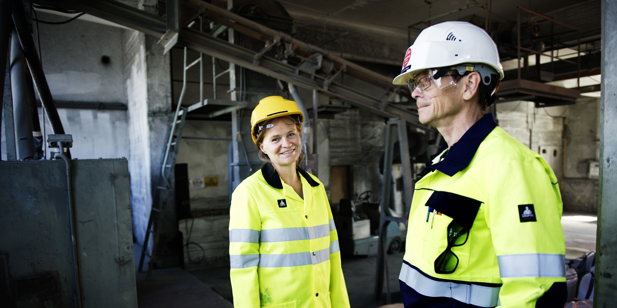 Helene Falch Fladmark (daglig leder) og Lars Petter Maltby, leder av Eyde Innovation Centre i Eyde-klyngen